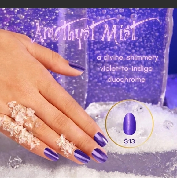 Color Street Metallic Amethyst Mist Full Set - Picture 2 of 6